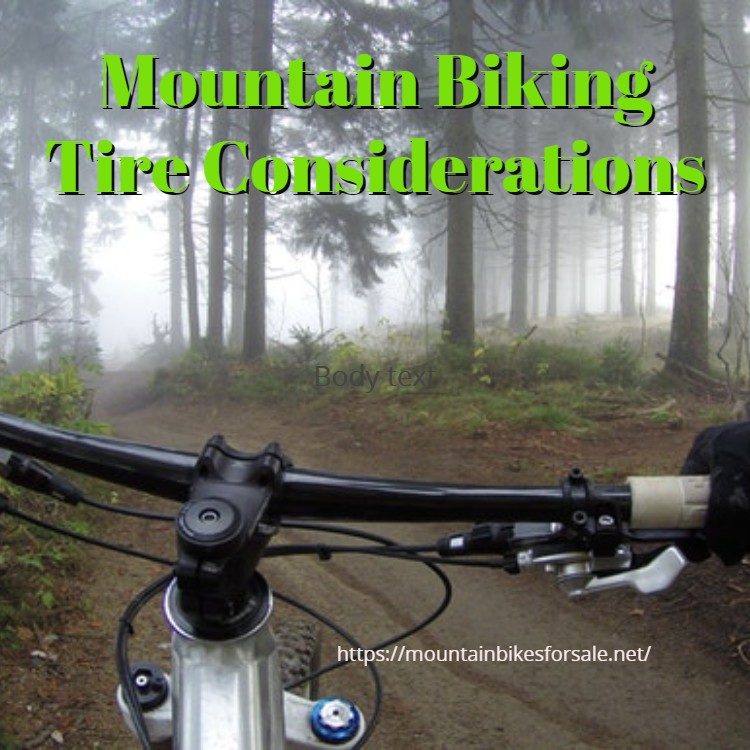 Mountain Biking Tire Considerations